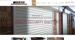Desktop Screenshot of perthrollershutters.com